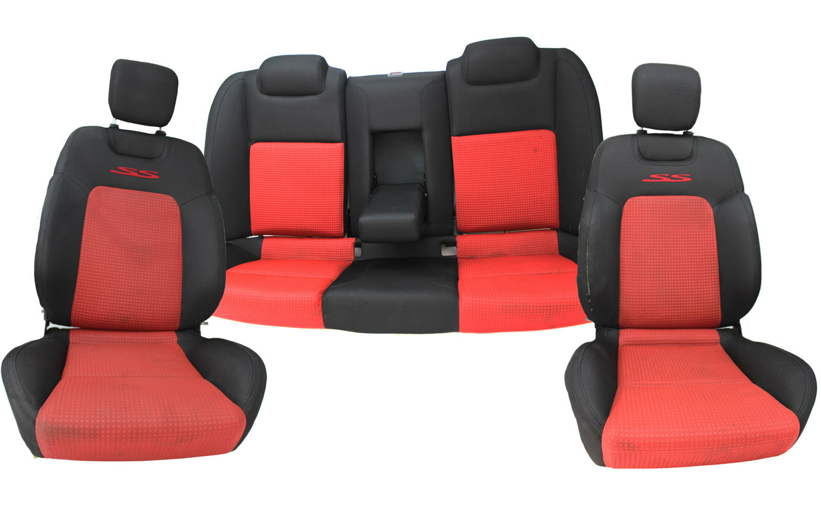 Used VE SS Seat Package Holden Commodore Sedan Red Hot / Black Genuine