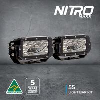 Nitro Maxx 55W LED Light Bar Kit (Pair)