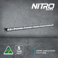 Nitro Maxx 220W 52" Single Row Light Bar