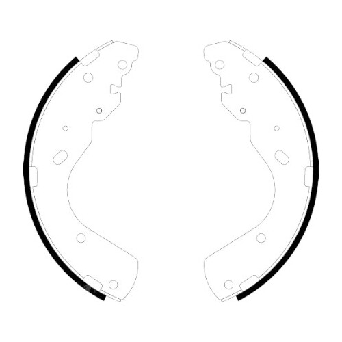 GM Rear Brake Shoe Set Ford Courier Mazda Bravo 19520426 ACBS1769