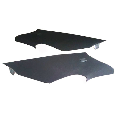 Used VE Rear Onyx Black Material C Pillar Trims Pair 