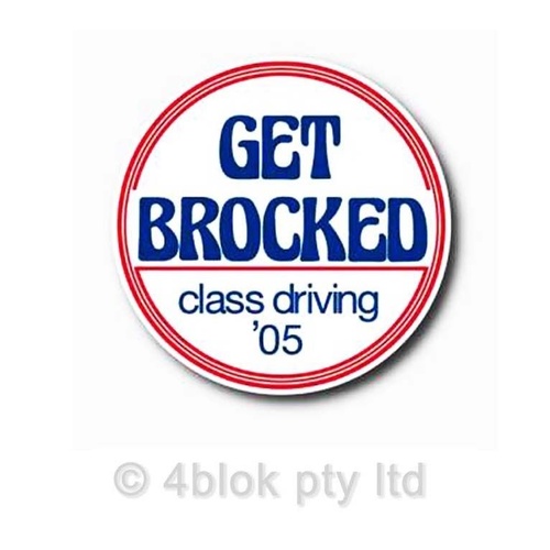 HDT Get Brocked Decal