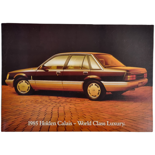 New Original Holden 1985 VK Calais World Class Luxury Brochure 4 Page