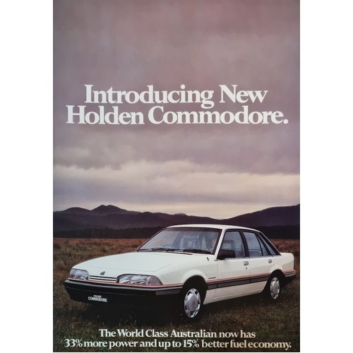 New Original Holden Commodore VL 1986 World Class Sales Brochure