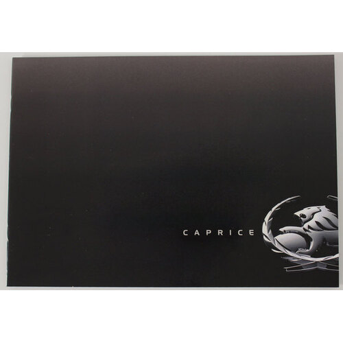 New Original Holden WK Caprice Sales Brochure 2003 20 Pages