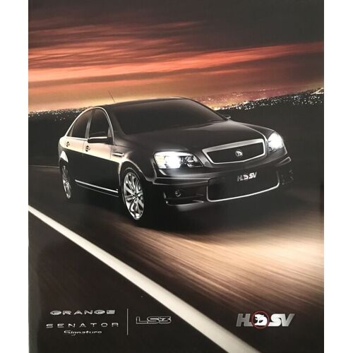 New Original HSV VE WM Senator Grange Sales Brochure