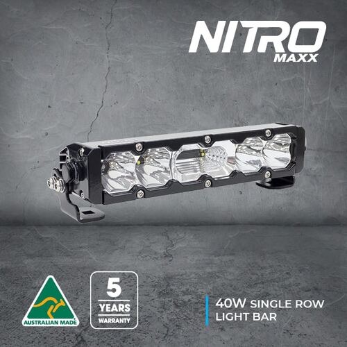 NITRO MAXX 10-INCH LED SINGLE ROW LIGHT BAR - 40W - 5700K