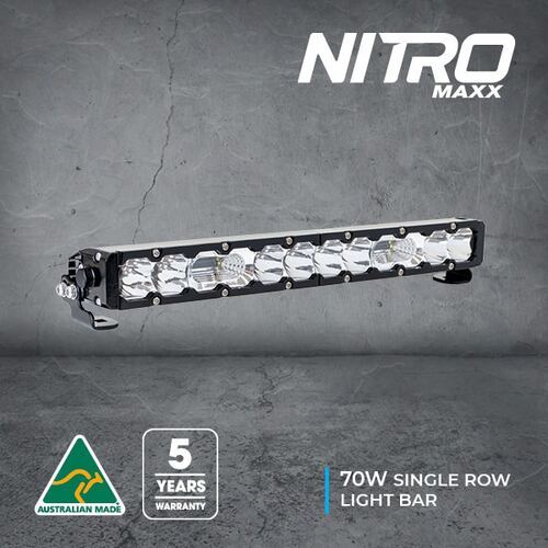 NITRO MAXX 18-INCH LED SINGLE ROW LIGHT BAR - 70W - 5700K