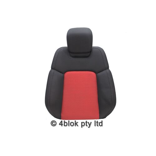 VE Ute Left seat back rest foam & cover Black / Red