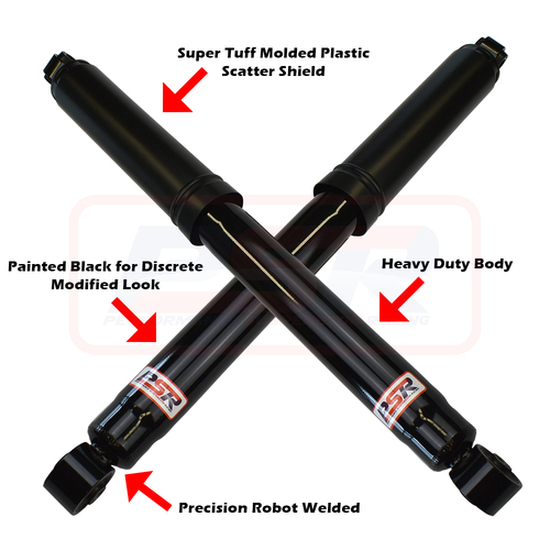 Nissan Navara NP300 PSR TTG Rear 3-4" Shock Absorber (Long Travel) - PAIR