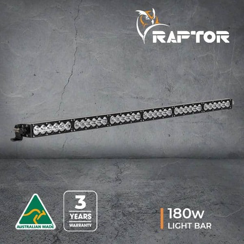 RAPTOR 180 LED 39" LIGHT BAR - COMBO - 5700K - BLACK RIM - 3M LEAD