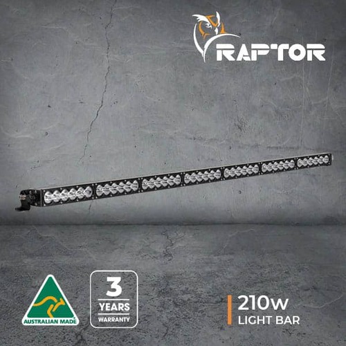 RAPTOR 210 LED 45" LIGHT BAR - COMBO - 5700K - BLACK RIM - 3M LEAD