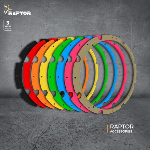 Raptor 120 Driving Light Rim Kit All Colours Incl. Allen Key And Screws