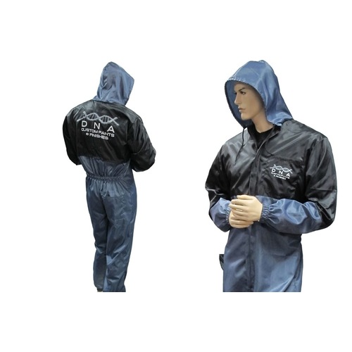 DNA Carbon Fibre Black Charcoal Spray Suit With Hood Large High Quality Paint Shop