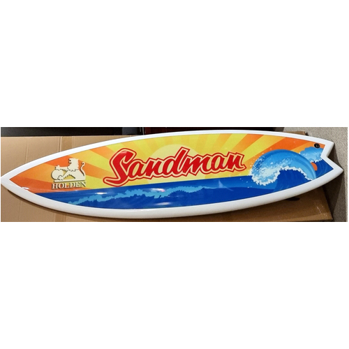 Licensed HQ HJ HOLDEN SANDMAN Fibreglass Surfboard