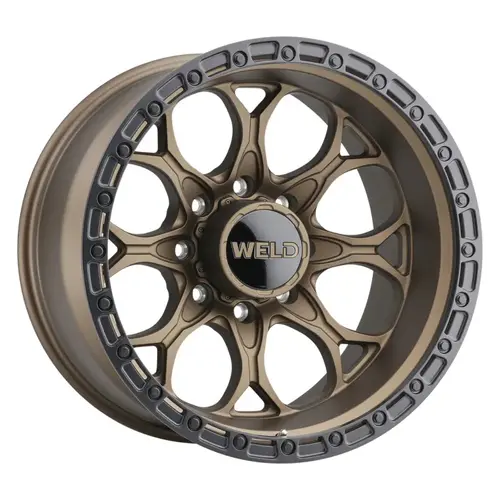 Silverado GMC 2500 20 x 9 Ledge 8 Satin Bronze Weld Off-Road Wheels Set Of 4