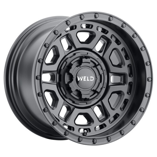 Silverado GMC 2500 20 x 9 Crux Satin Black Weld Off-Road Wheels Set Of 4